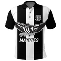 (Custom Personalised) Magpies Busselton Football 2022 Polo Shirt