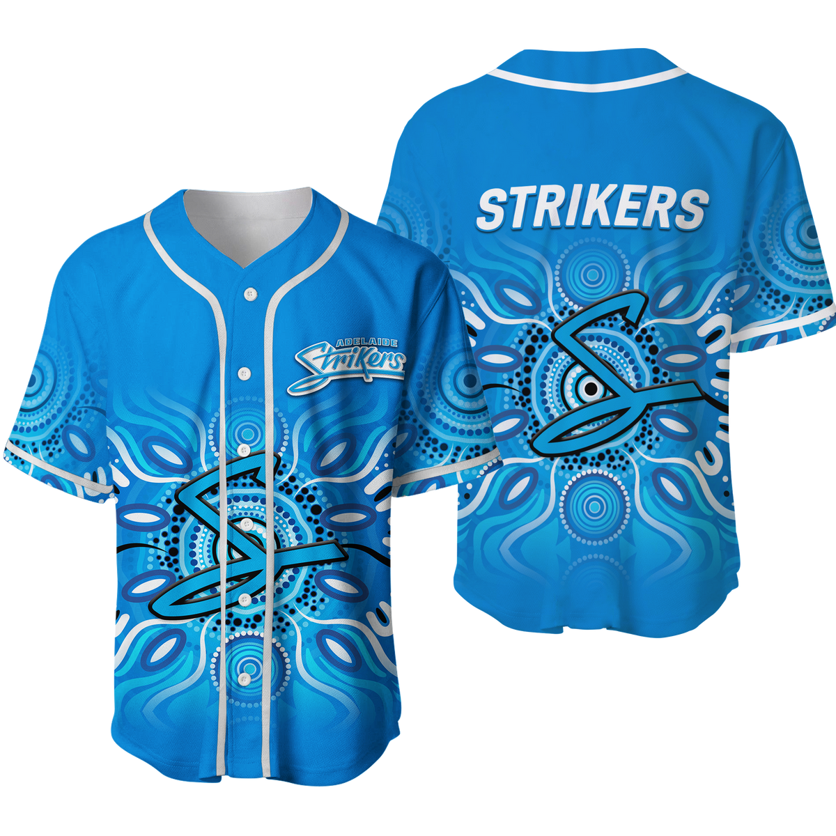 Adelaide Strikers Aboriginal Cricket 2022 Baseball Jersey