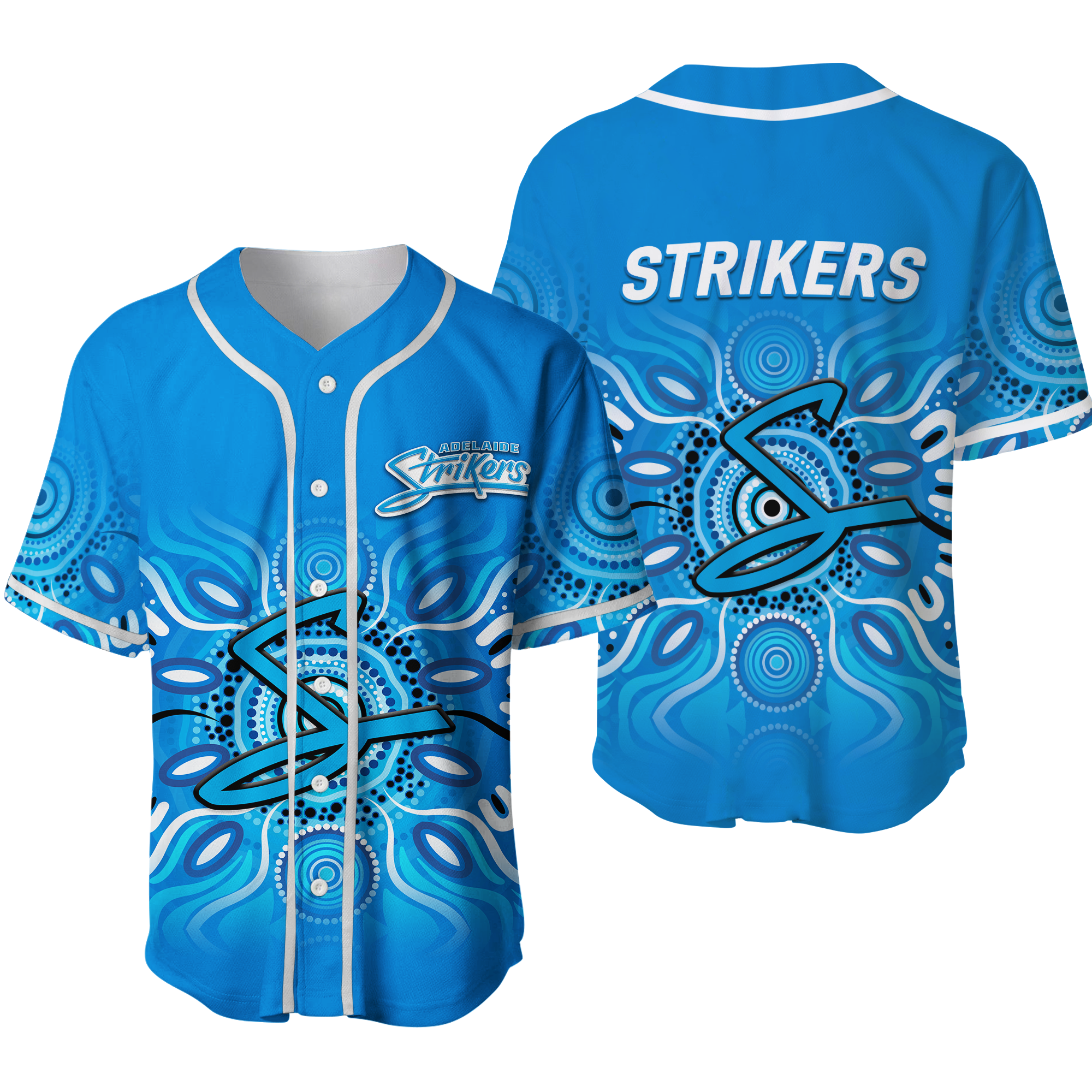 Adelaide Strikers Aboriginal Cricket 2022 Baseball Jersey