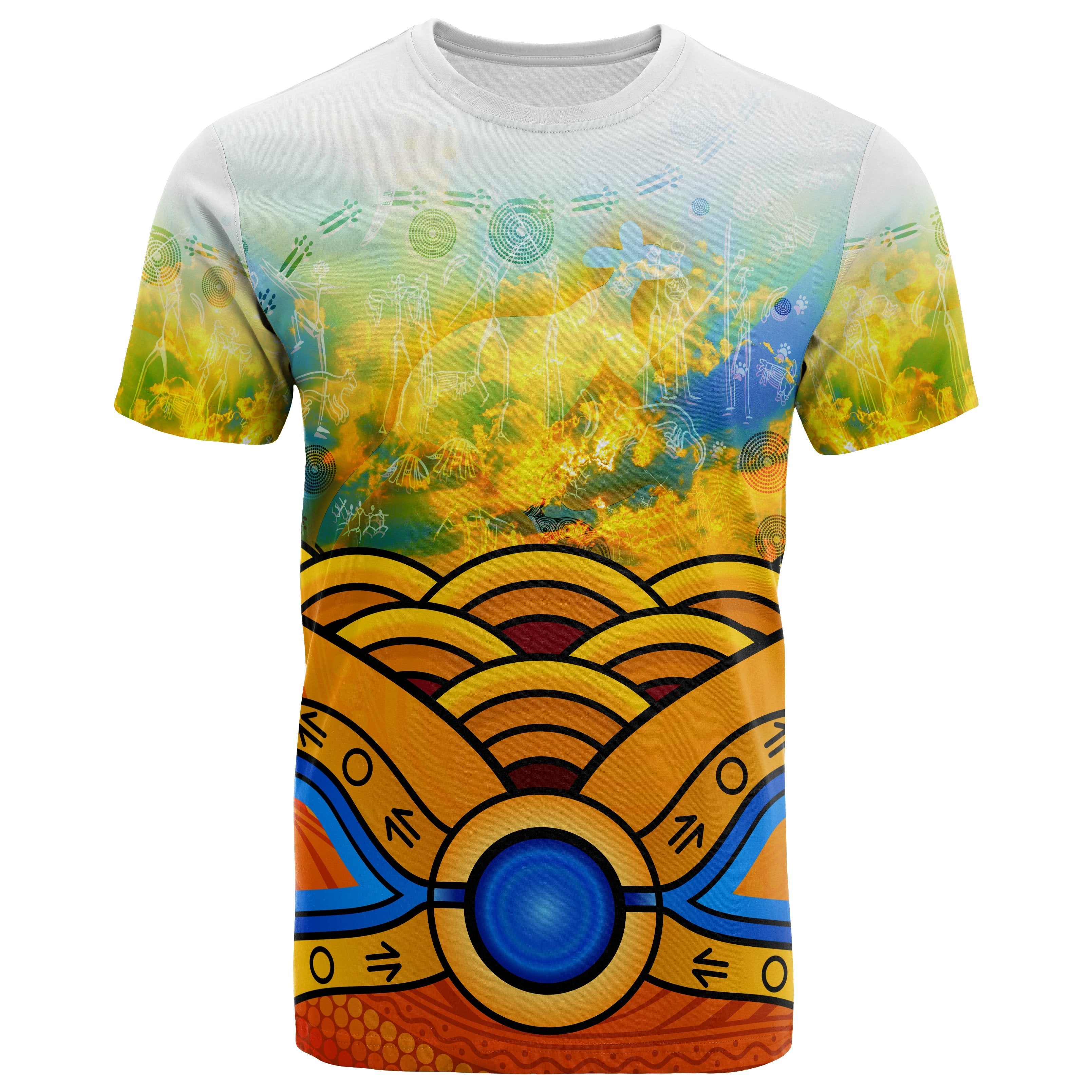 aboriginal-t-shirts-australia-kangaroo-sky