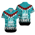 Brisbane Heat ANZAC 2022 Hawaiian Shirt Camouflage With Poppy