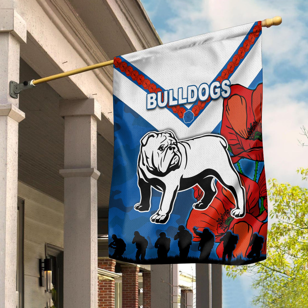 bulldogs-anzac-day-flag-poppy-lest-we-forget
