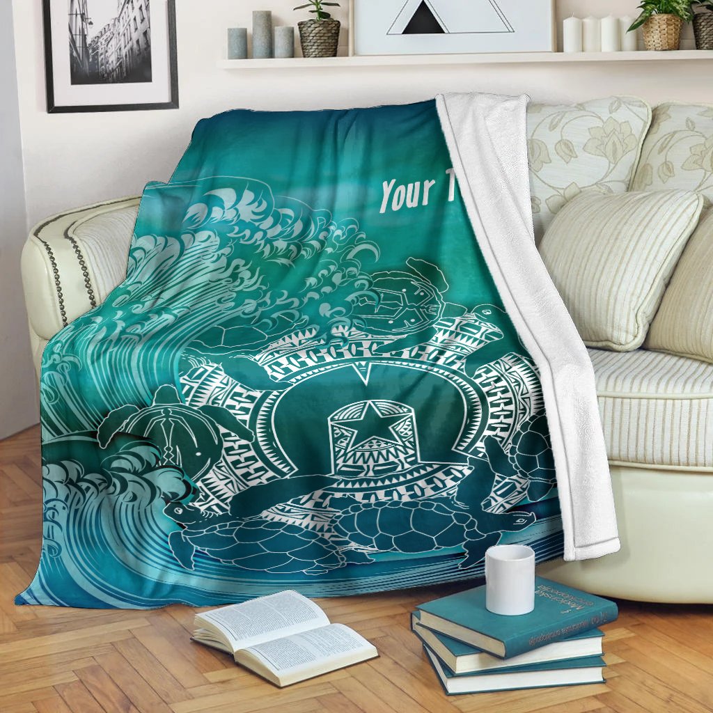 customaboriginal-premium-blanket-torres-strait-islands-in-wave