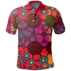 polo-shirt-aboriginal-dot-painting-shirt-circle-patterns-unisex