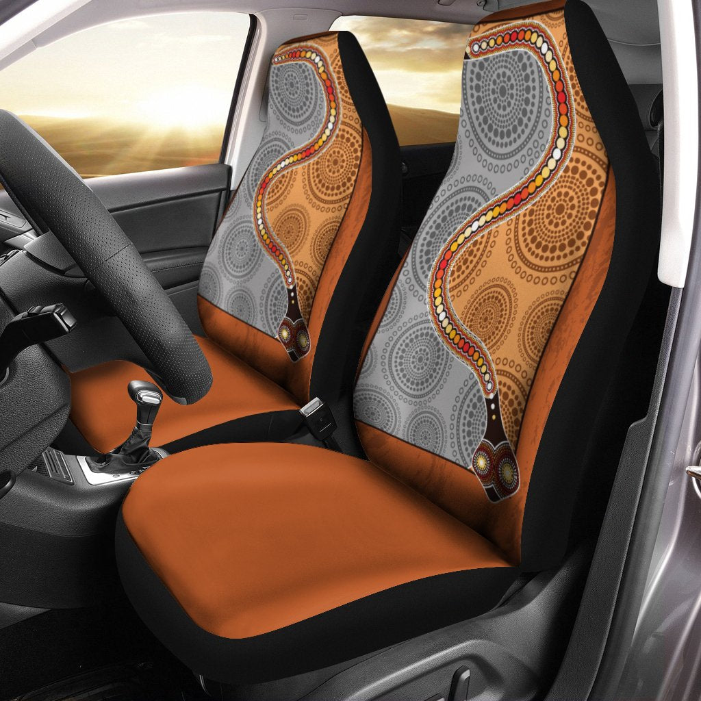 aboriginal-car-seat-covers-indigenous-snake
