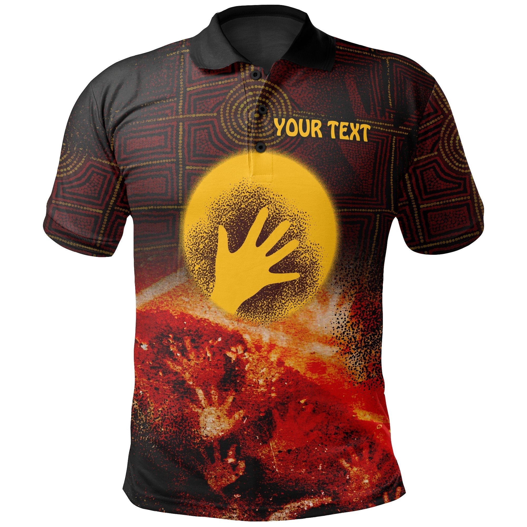 custom-aboriginal-polo-shirt-indigenous-flag-hand-art