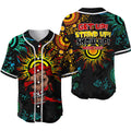 NAIDOC Week 2022 Aboriginal Art Unique Baseball Jersey