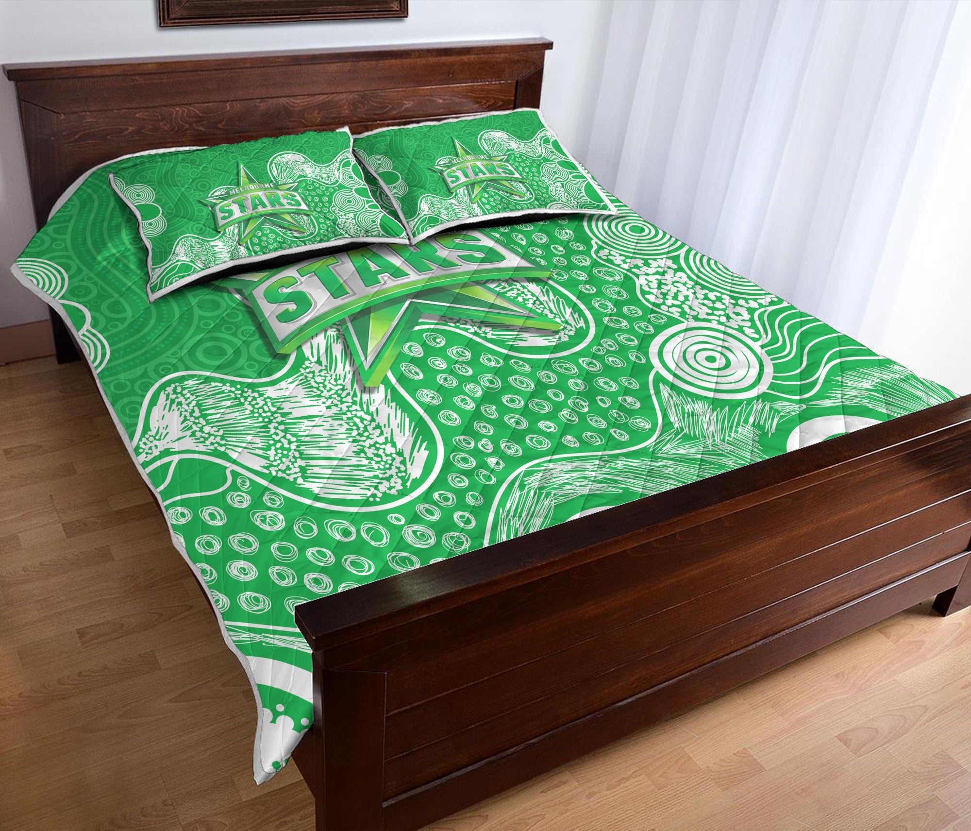 melbourne-stars-quilt-bed-set-aboriginal-style-of-dot