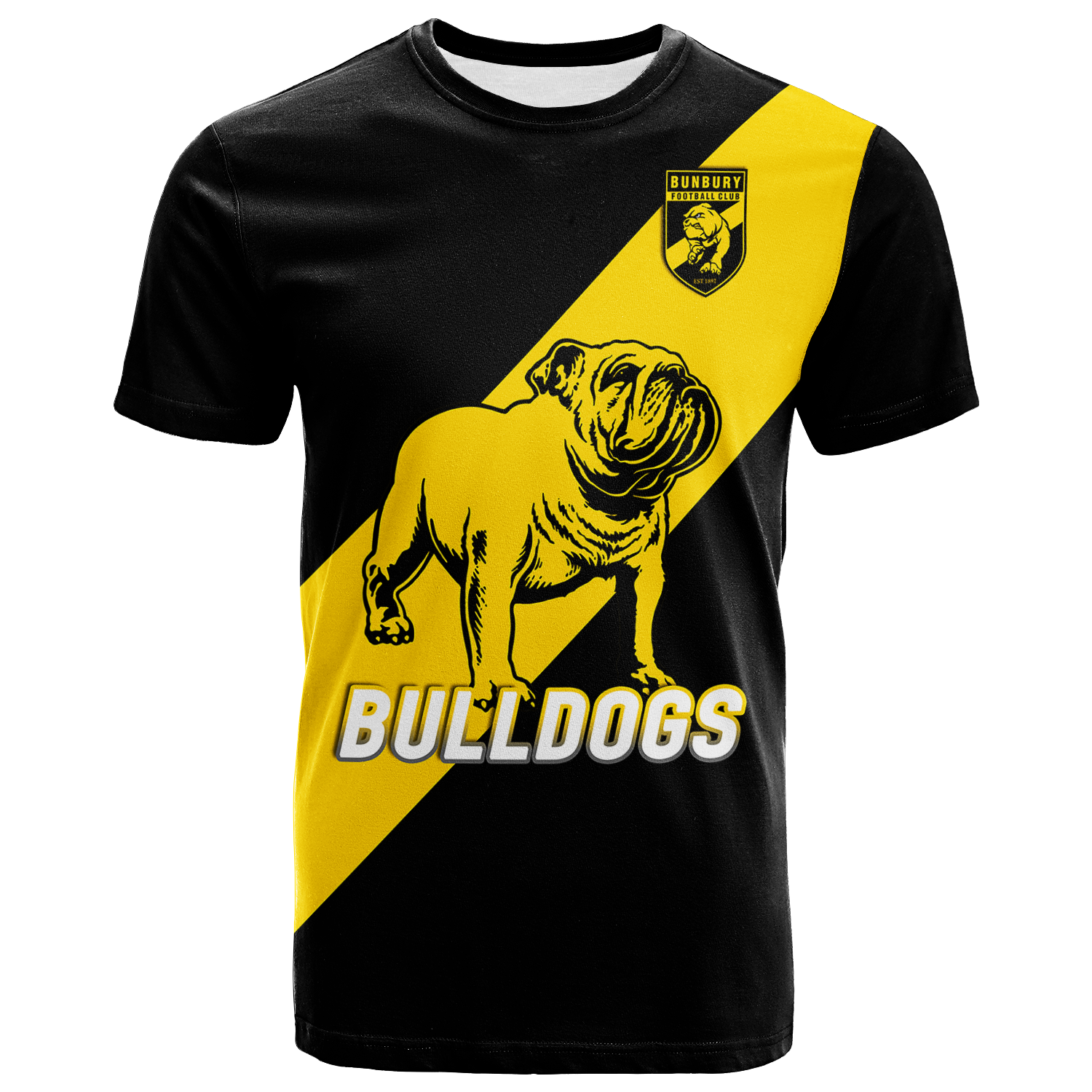 (Custom Personalised) Bulldogs Bunbury Football 2022 T-Shirt