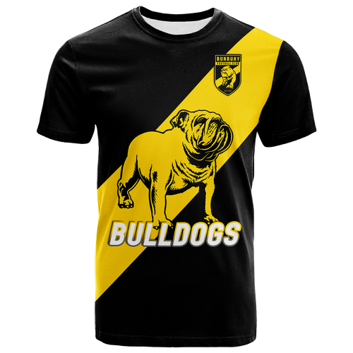 (Custom Personalised) Bulldogs Bunbury Football 2022 T-Shirt