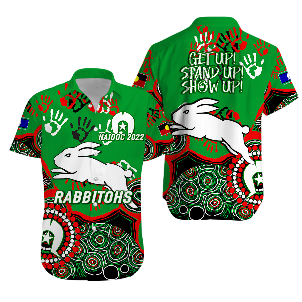 Rabbitohs Rugby NAIDOC 2022 Aboriginal Hawaiian Shirt