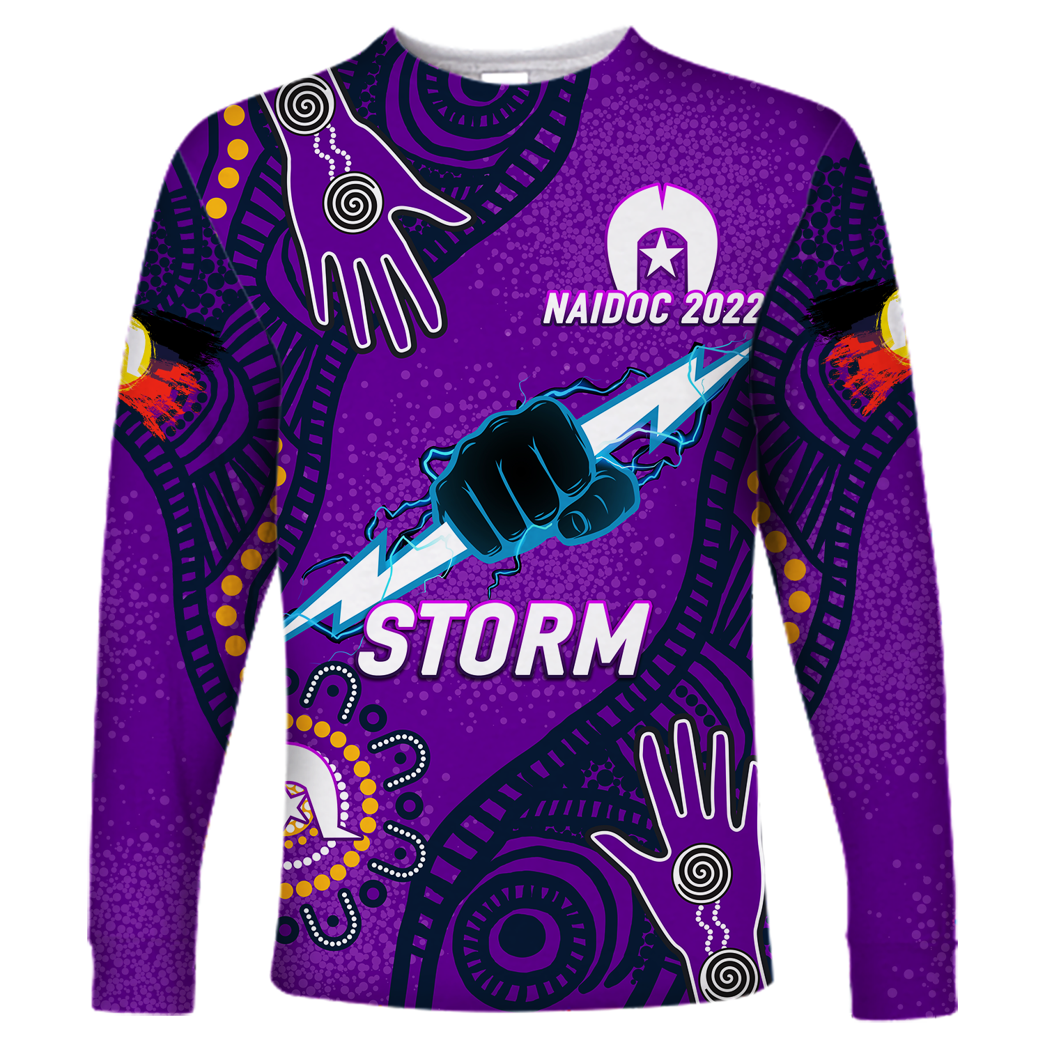 custom-personalised-storm-rugby-naidoc-2022-aboriginal-long-sleeve-shirt