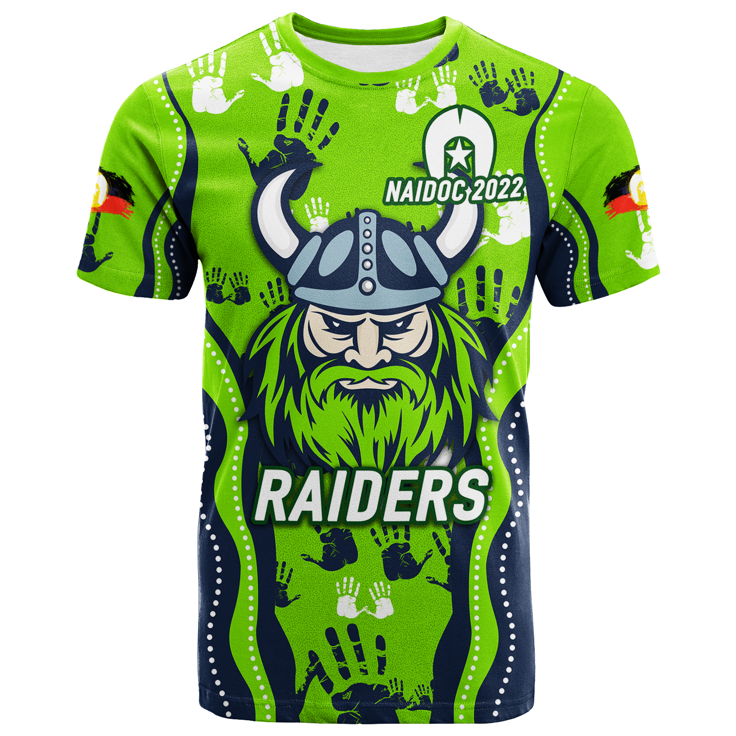 custom-personalised-canberra-raiders-rugby-naidoc-2022-aboriginal-t-shirt
