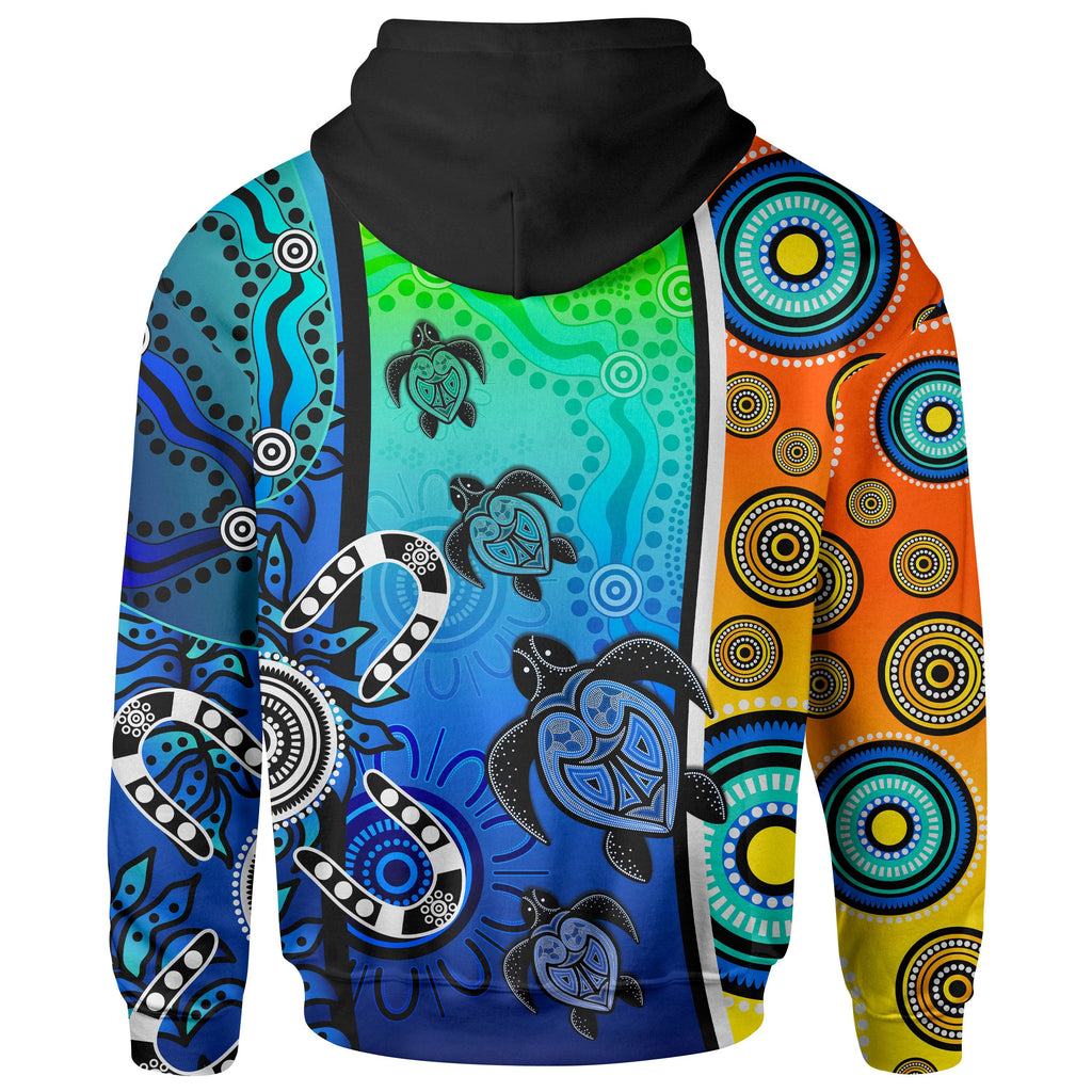 aboriginal-zip-up-hoodie-indigenous-turtle-dot-painting-art
