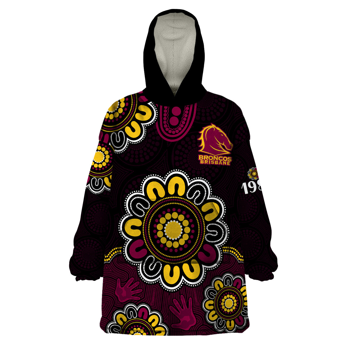custom-personalised-nrl-brisbane-broncos-rugby-1987-aboriginal-wearable-blanket-hoodie