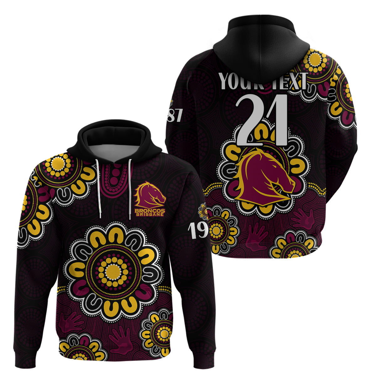 custom-personalised-nrl-brisbane-broncos-rugby-1987-aboriginal-hoodie