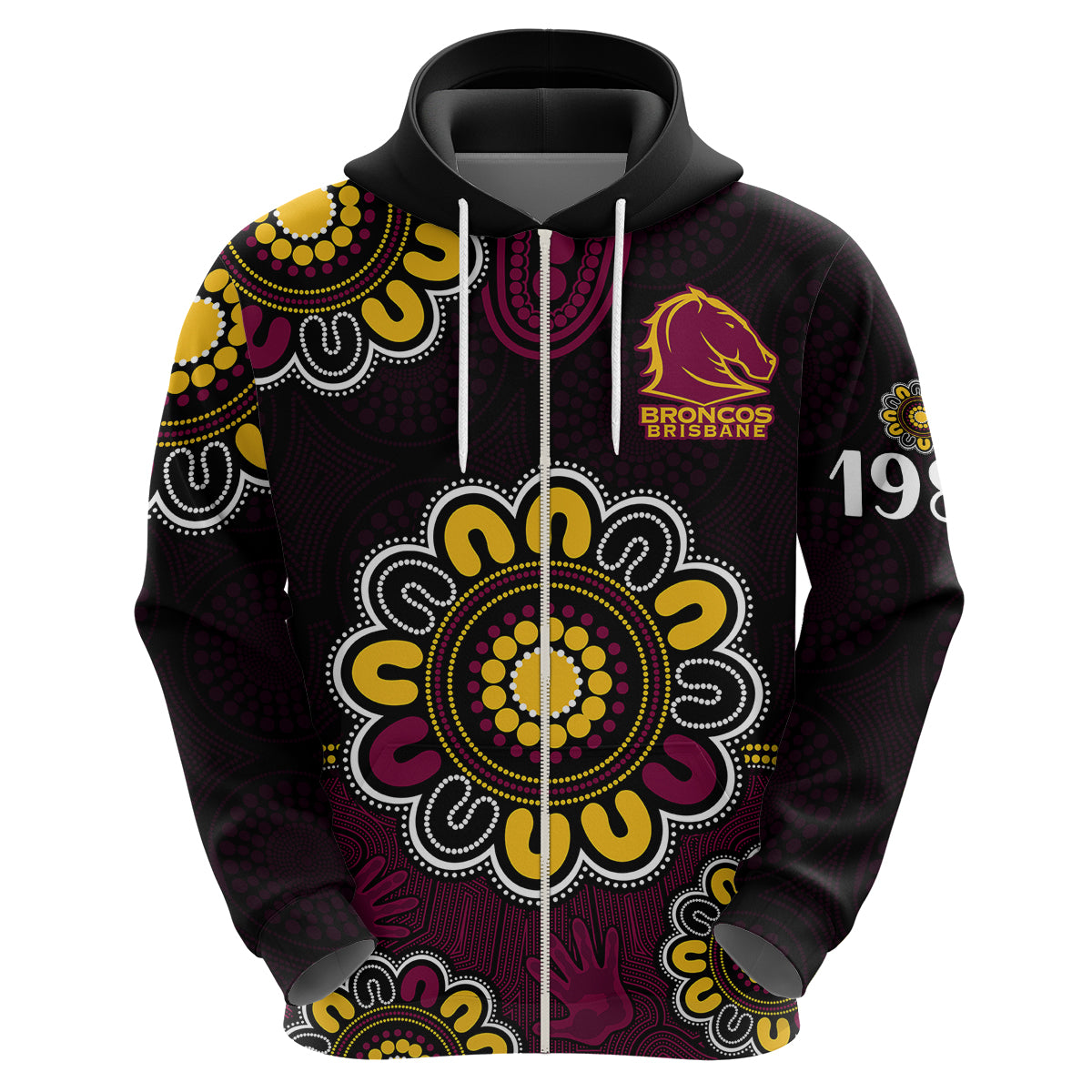 custom-personalised-nrl-brisbane-broncos-rugby-1987-aboriginal-hoodie