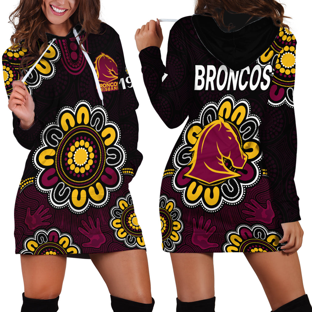 nrl-brisbane-broncos-rugby-1987-aboriginal-hoodie-dress