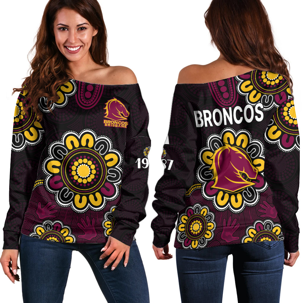 nrl-brisbane-broncos-rugby-1987-aboriginal-off-shoulder-sweater