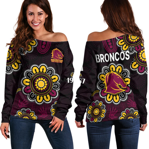 nrl-brisbane-broncos-rugby-1987-aboriginal-off-shoulder-sweater