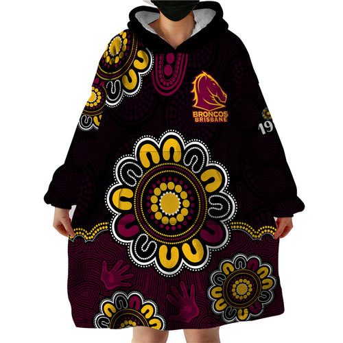 nrl-brisbane-broncos-rugby-1987-aboriginal-wearable-blanket-hoodie