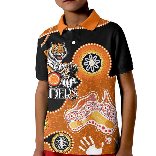personalised-naidoc-week-2023-nrl-tigers-for-our-elders-kid-polo-shirt