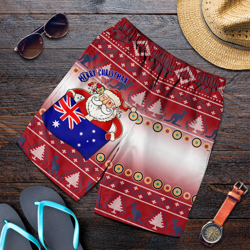 christmas-men-short-australia-santa-claus-hold-the-flag-red