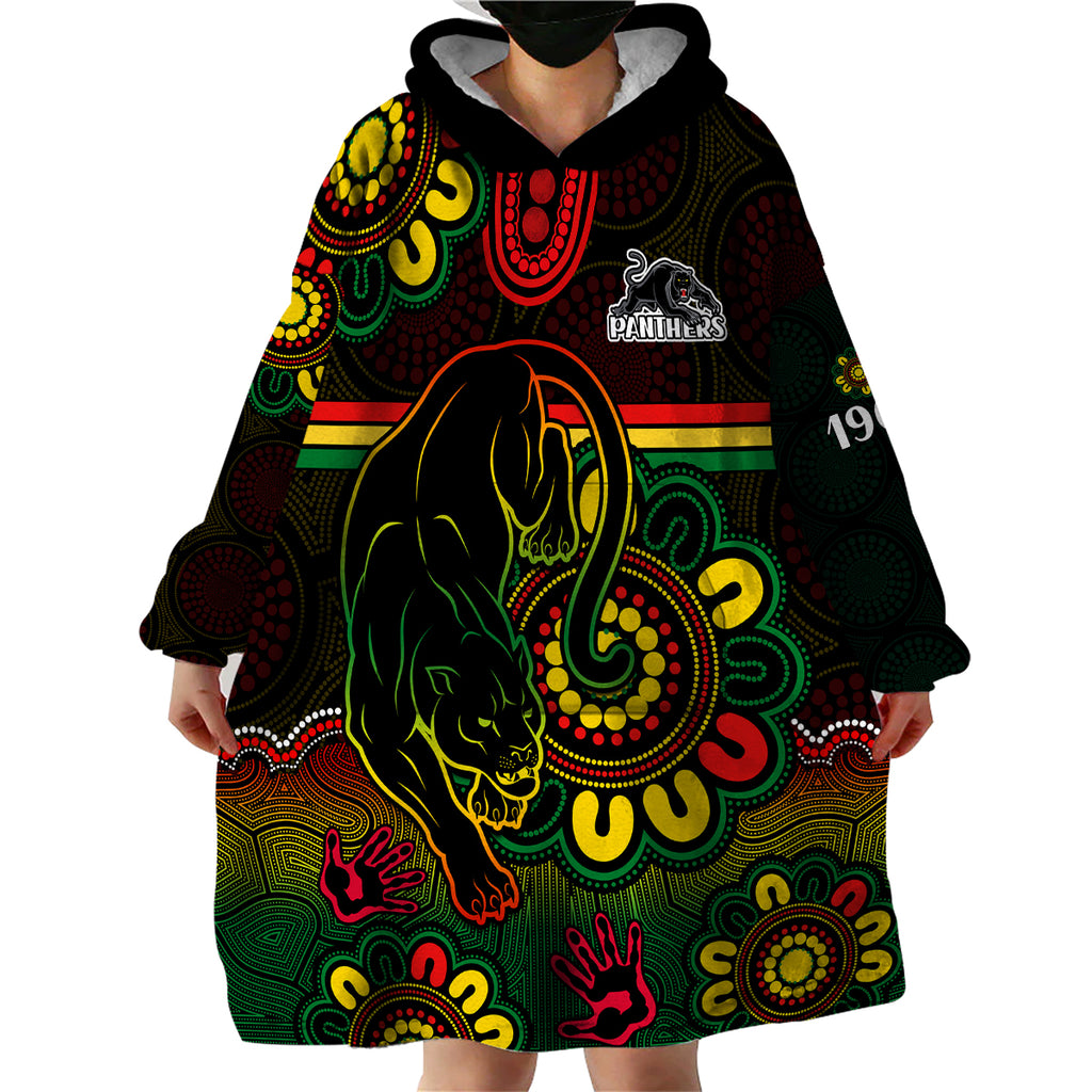 nrl-penrith-panthers-rugby-wearable-blanket-hoodie-panthers-1966-aboriginal