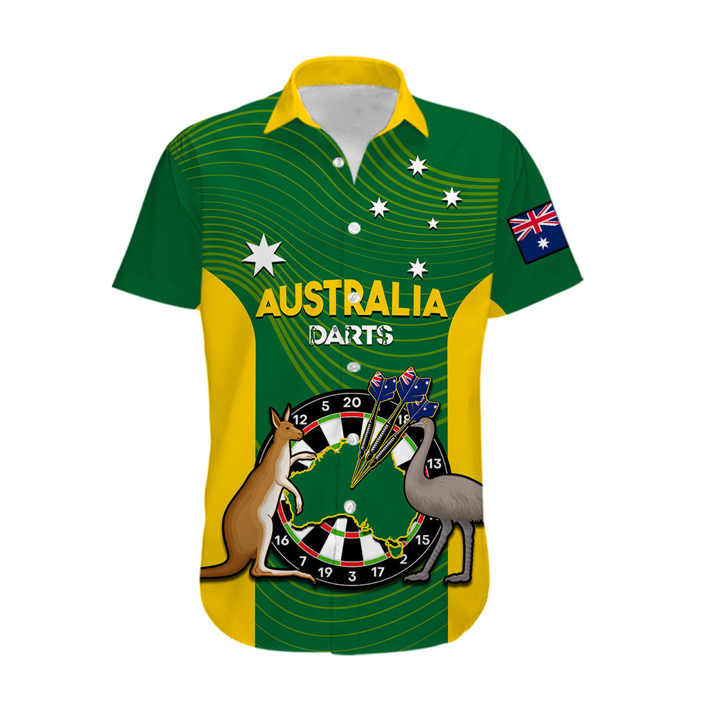 custom-personalised-australia-darts-national-color-mix-kangaroo-and-emu-hawaiian-shirt