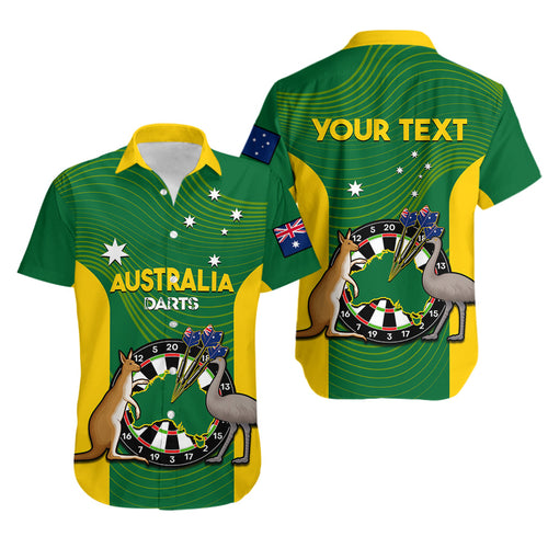 custom-personalised-australia-darts-national-color-mix-kangaroo-and-emu-hawaiian-shirt