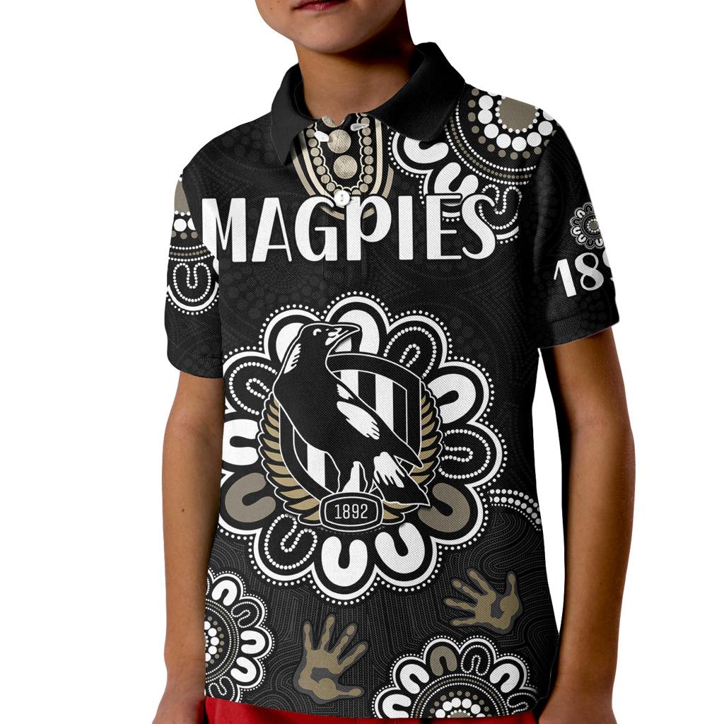afl-collingwood-magpies-football-magpies-1892-kid-polo-shirt