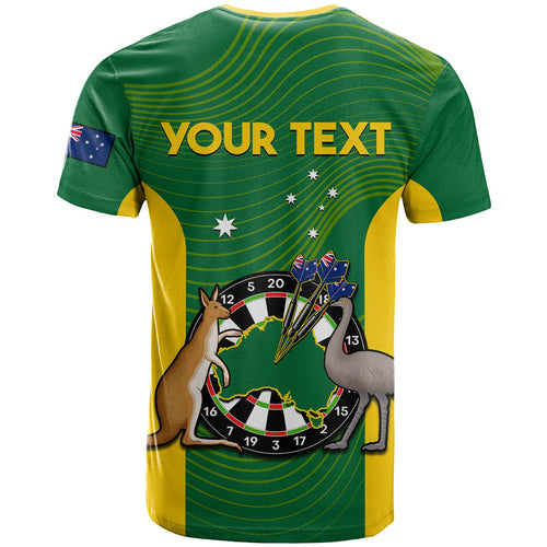 custom-personalised-australia-darts-national-color-mix-kangaroo-and-emu-t-shirt