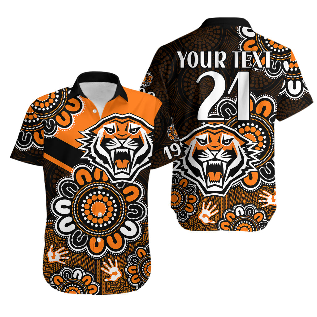 custom-personalised-nrl-wests-tigers-rugby-founded-1999-aboriginal-hawaiian-shirt