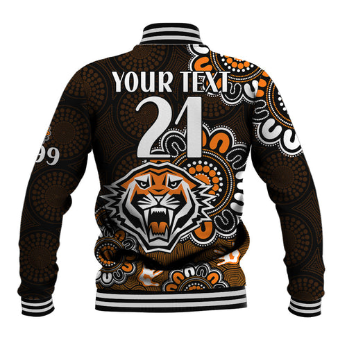 custom-personalised-nrl-wests-tigers-rugby-founded-1999-aboriginal-baseball-jacket