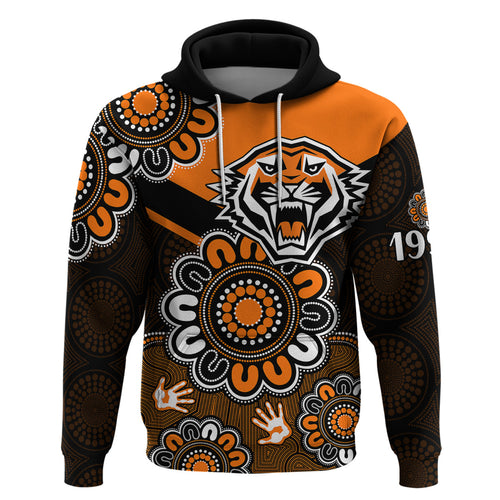 custom-personalised-nrl-wests-tigers-rugby-founded-1999-aboriginal-hoodie