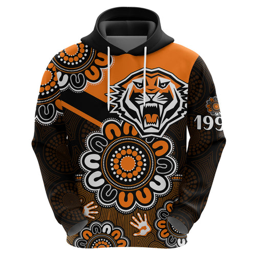 custom-personalised-nrl-wests-tigers-rugby-founded-1999-aboriginal-hoodie