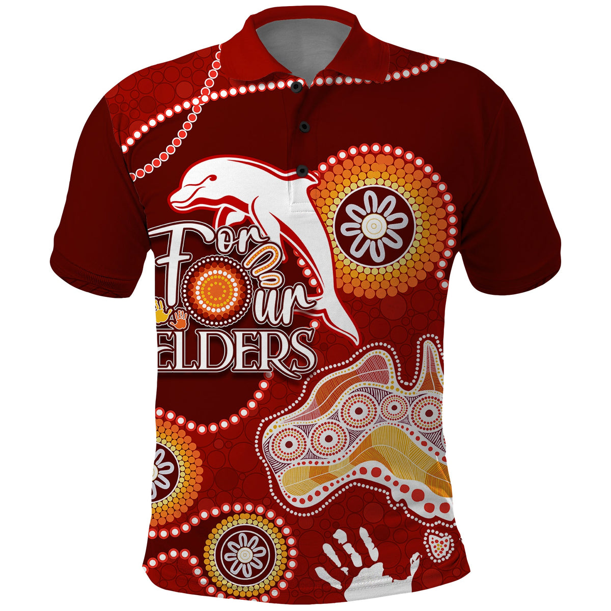 personalised-naidoc-week-2023-nrl-dolphins-for-our-elders-polo-shirt