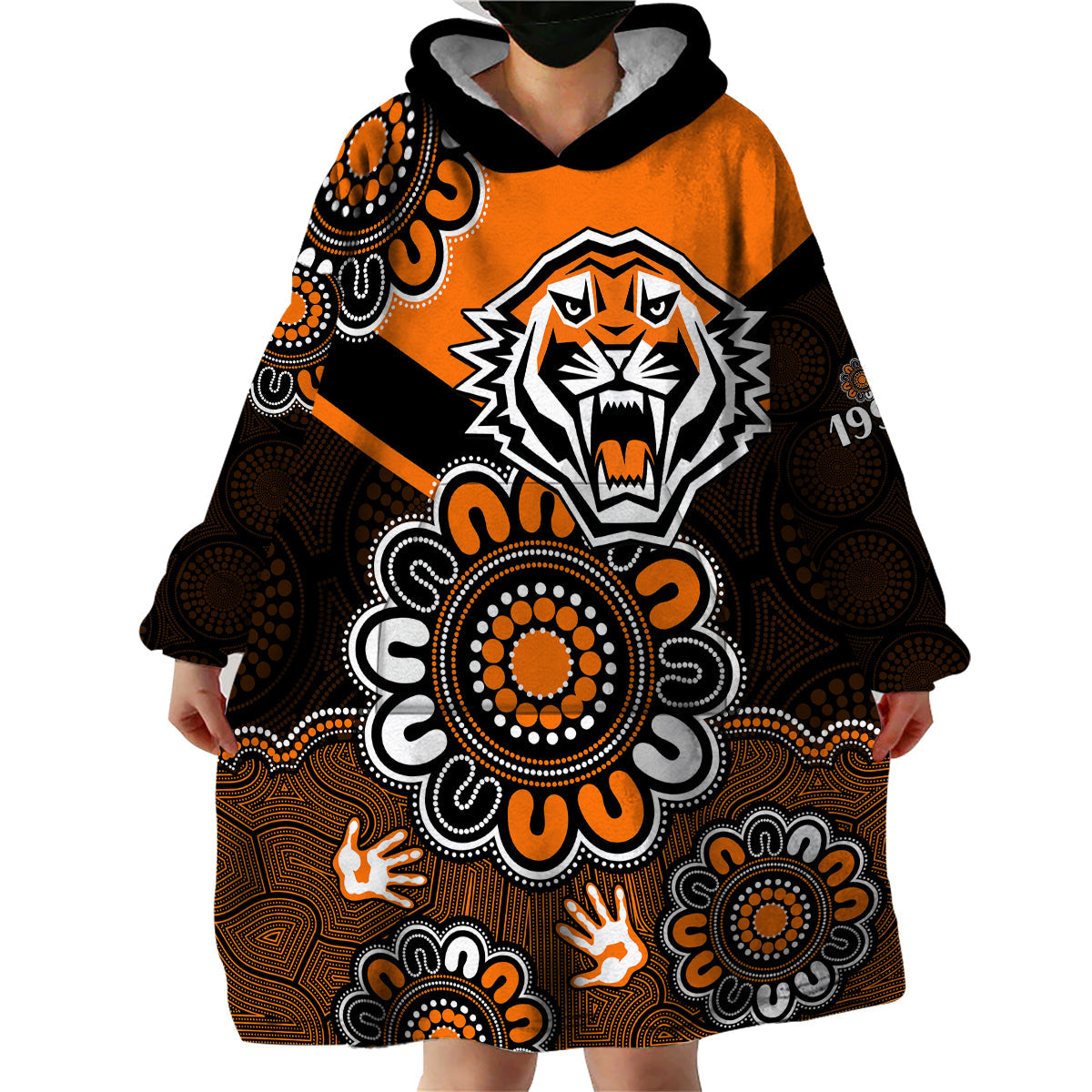 nrl-wests-tigers-rugby-founded-1999-aboriginal-wearable-blanket-hoodie