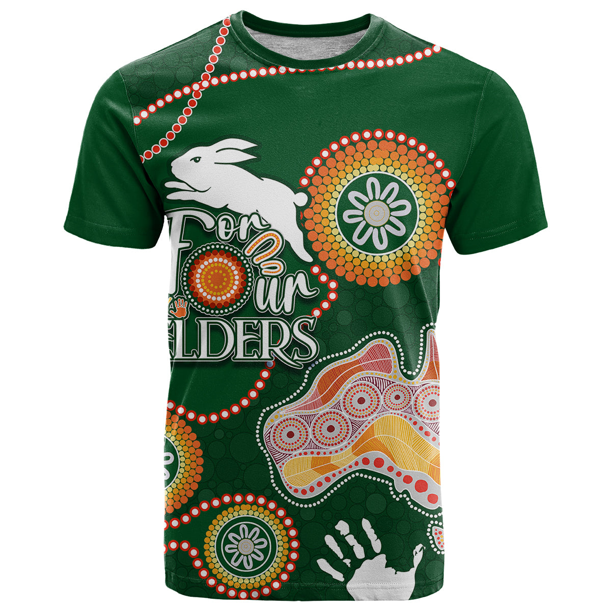 personalised-naidoc-week-2023-nrl-rabbitohs-for-our-elders-t-shirt