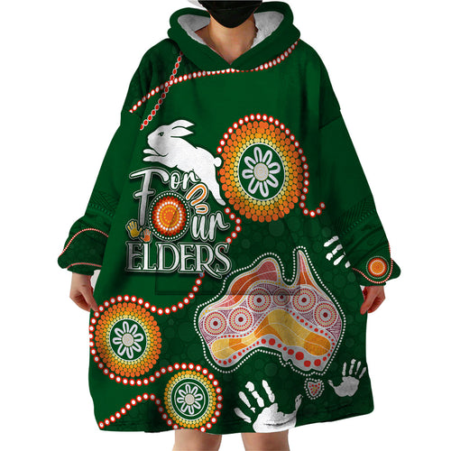 personalised-naidoc-week-2023-nrl-rabbitohs-for-our-elders-wearable-blanket-hoodie