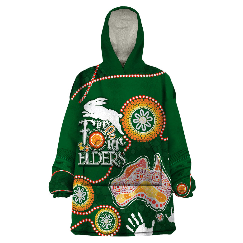 personalised-naidoc-week-2023-nrl-rabbitohs-for-our-elders-wearable-blanket-hoodie