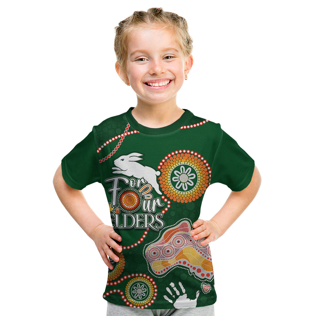 personalised-naidoc-week-2023-nrl-rabbitohs-for-our-elders-kid-t-shirt