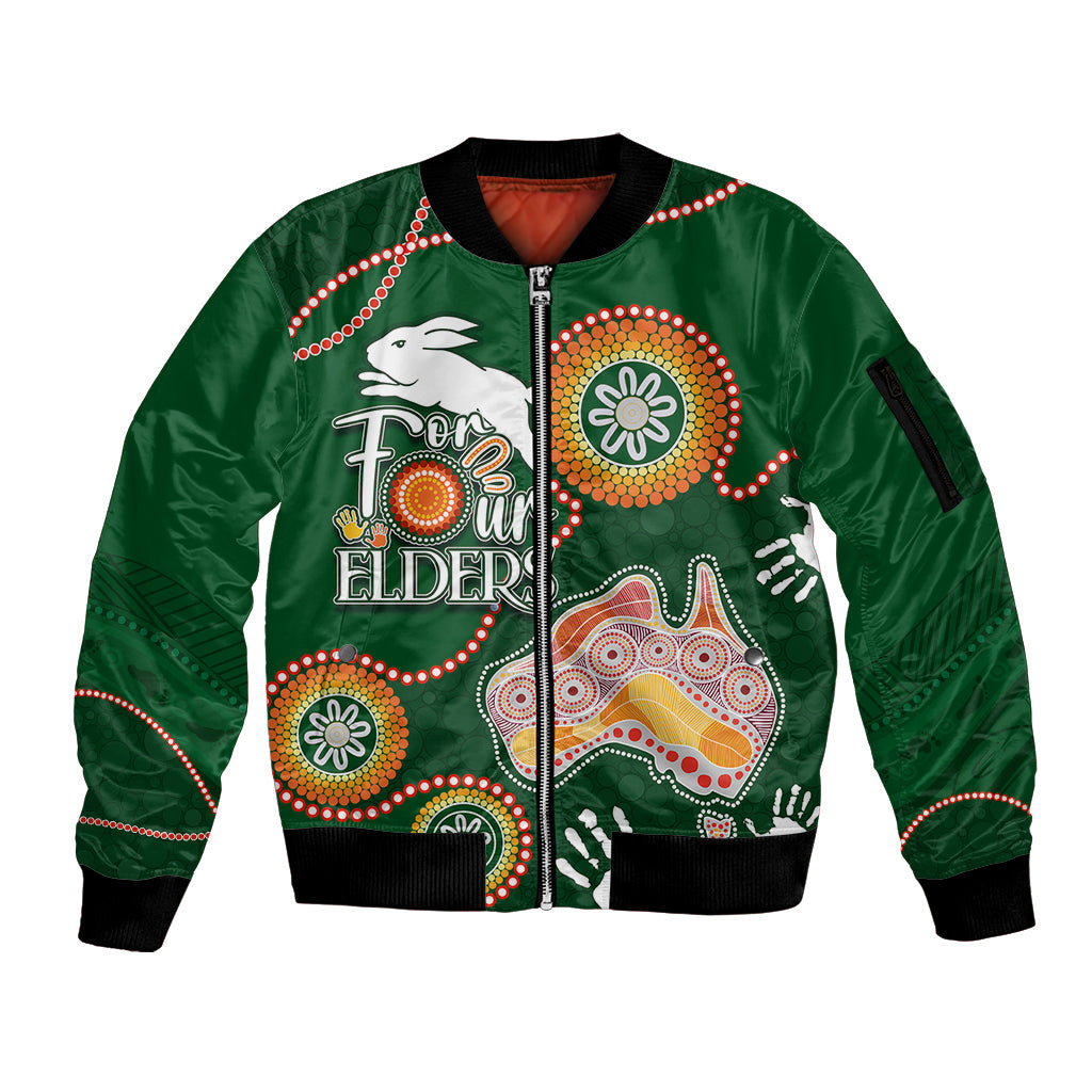 personalised-naidoc-week-2023-nrl-rabbitohs-for-our-elders-sleeve-zip-bomber-jacket