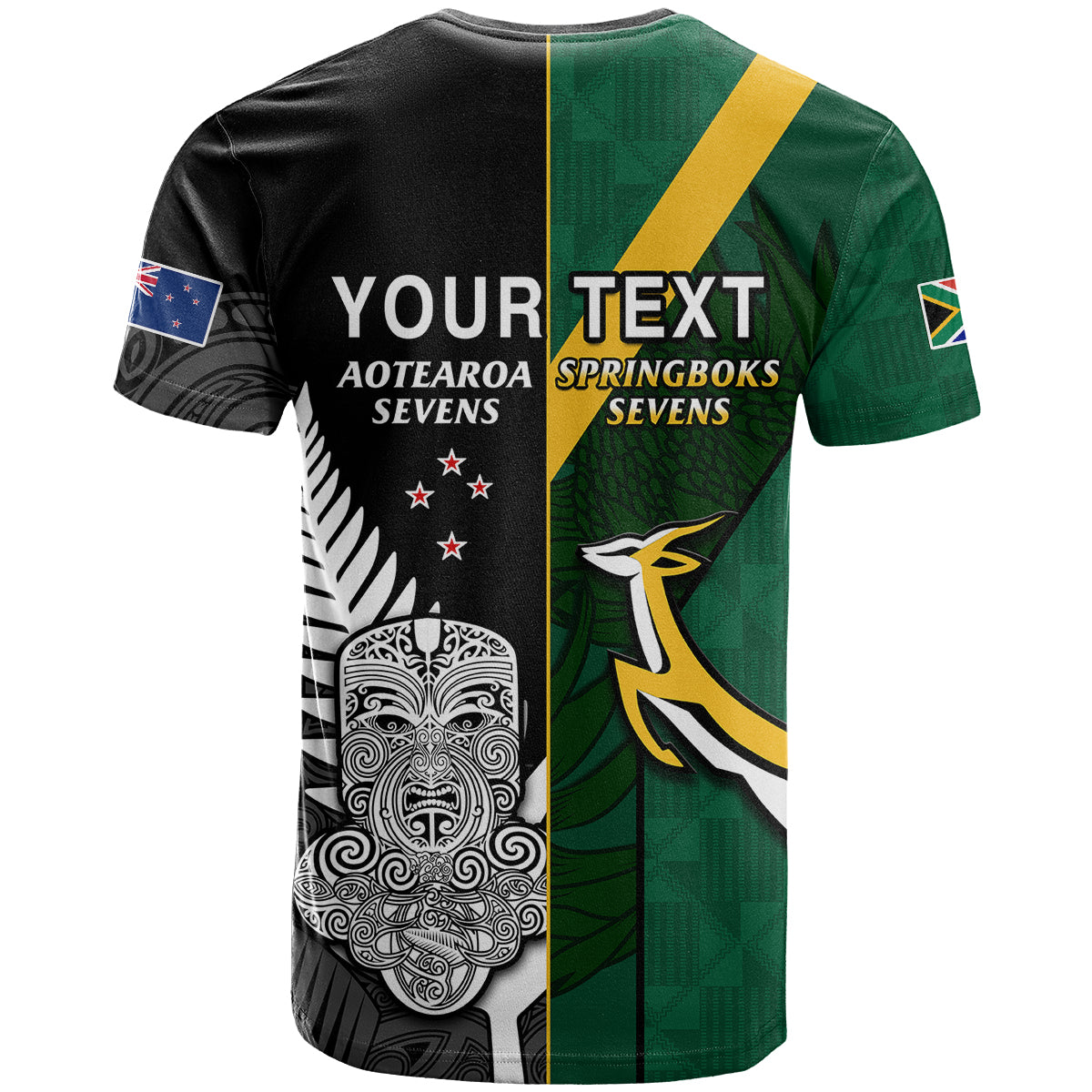 cusotm-personalised-south-africa-and-aotearoa-rugby-7s-springboks-mix-tiki-fern-t-shirt