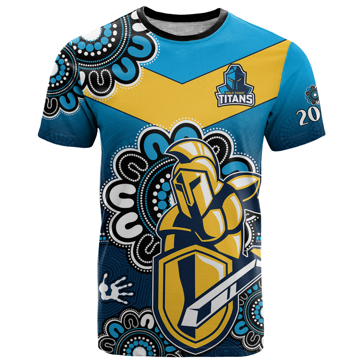 custom-personalised-nrl-gold-coast-titans-rugby-gld-2007-aboriginal-t-shirt