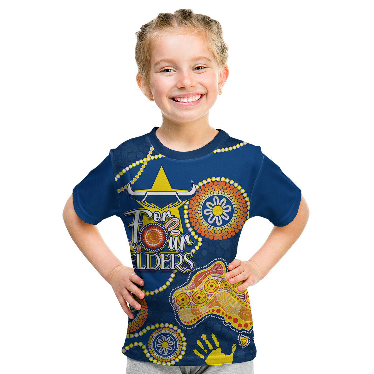 personalised-naidoc-week-2023-nrl-cowboys-for-our-elders-kid-t-shirt