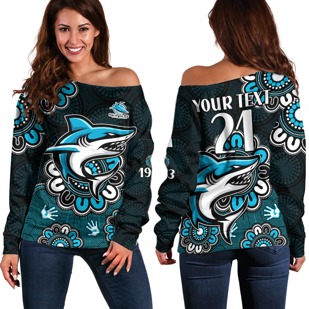 custom-personalised-nrl-cronulla-sutherland-sharks-rugby-sharkies-1963-aboriginal-off-shoulder-sweater