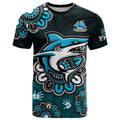 custom-personalised-nrl-cronulla-sutherland-sharks-rugby-sharkies-1963-aboriginal-t-shirt