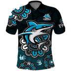 custom-personalised-nrl-cronulla-sutherland-sharks-rugby-sharkies-1963-aboriginal-polo-shirt