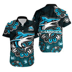nrl-cronulla-sutherland-sharks-rugby-sharkies-1963-aboriginal-hawaiian-shirt